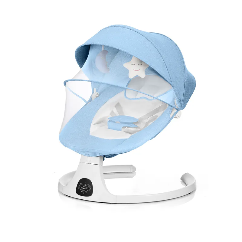 Balançoire Électrique 3-en-1 pour Bébé: Confort, Sécurité et anti-moustique — miniature 7