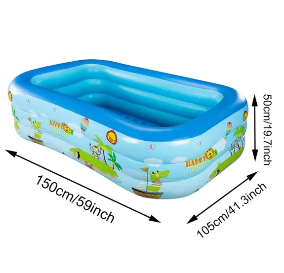 🏊‍♂️ Piscine Gonflable 150 cm – Spéciale Enfants — miniature 2