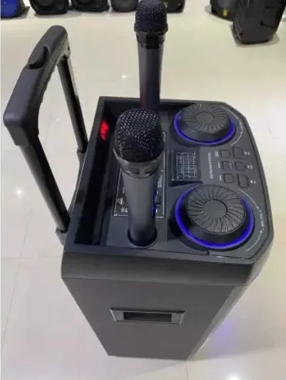 Haut-parleur, Système Audio Numérique AVCROWNS , P.M.P.O 100W, 12 pouces, à haute efficacité USB/TF & AUX — miniature 5