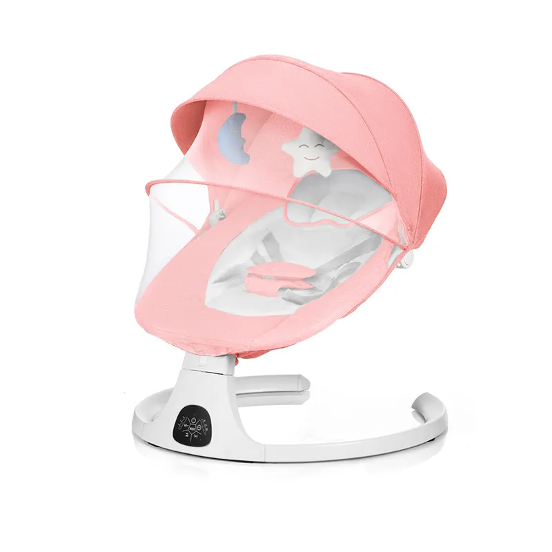 Balançoire Électrique 3-en-1 pour Bébé: Confort, Sécurité et anti-moustique — miniature 8
