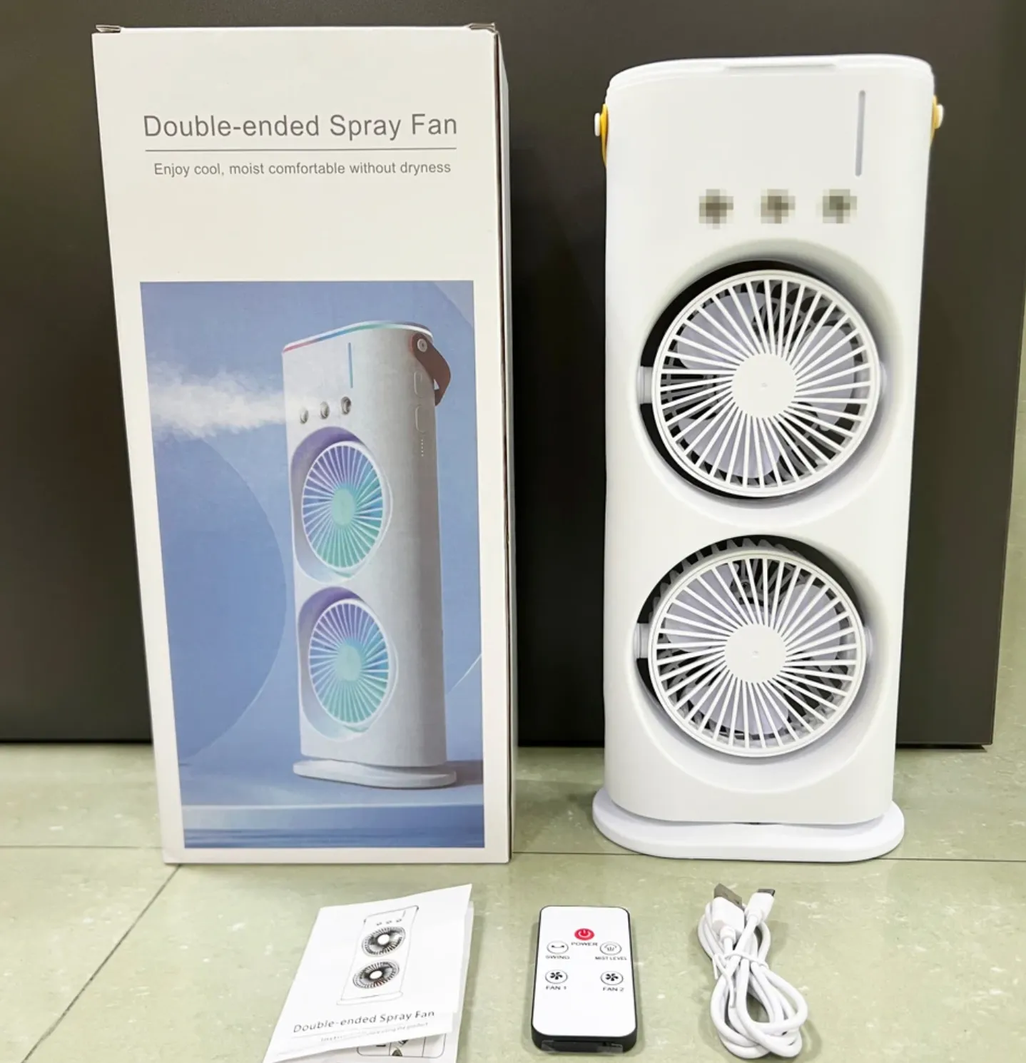 Brise Fraîcheur Double Face : Votre Oasis Portable — miniature 3