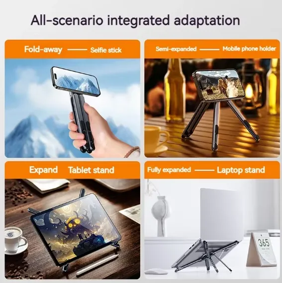 Support Téléphone-Tablette-Ordinateur Portable Rotatif 360 - ErgoPivot — miniature 2