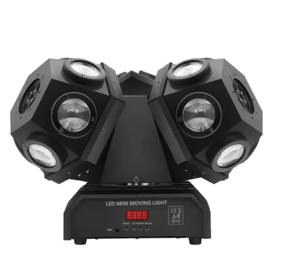 🎛️ Projecteur de Scène à Trois Têtes RGBW 3 en 1 Laser LED — miniature 5