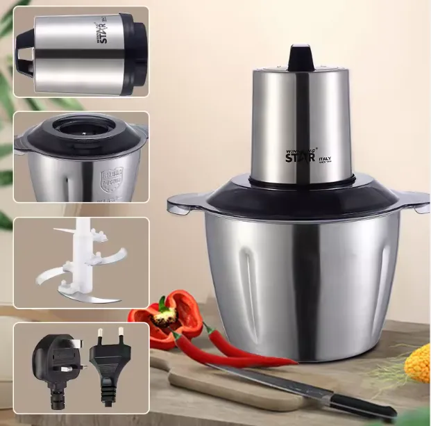 LE ROBOT HACHOIR TURBO 3L: Le secret d’une cuisine rapide et parfaite — miniature 2