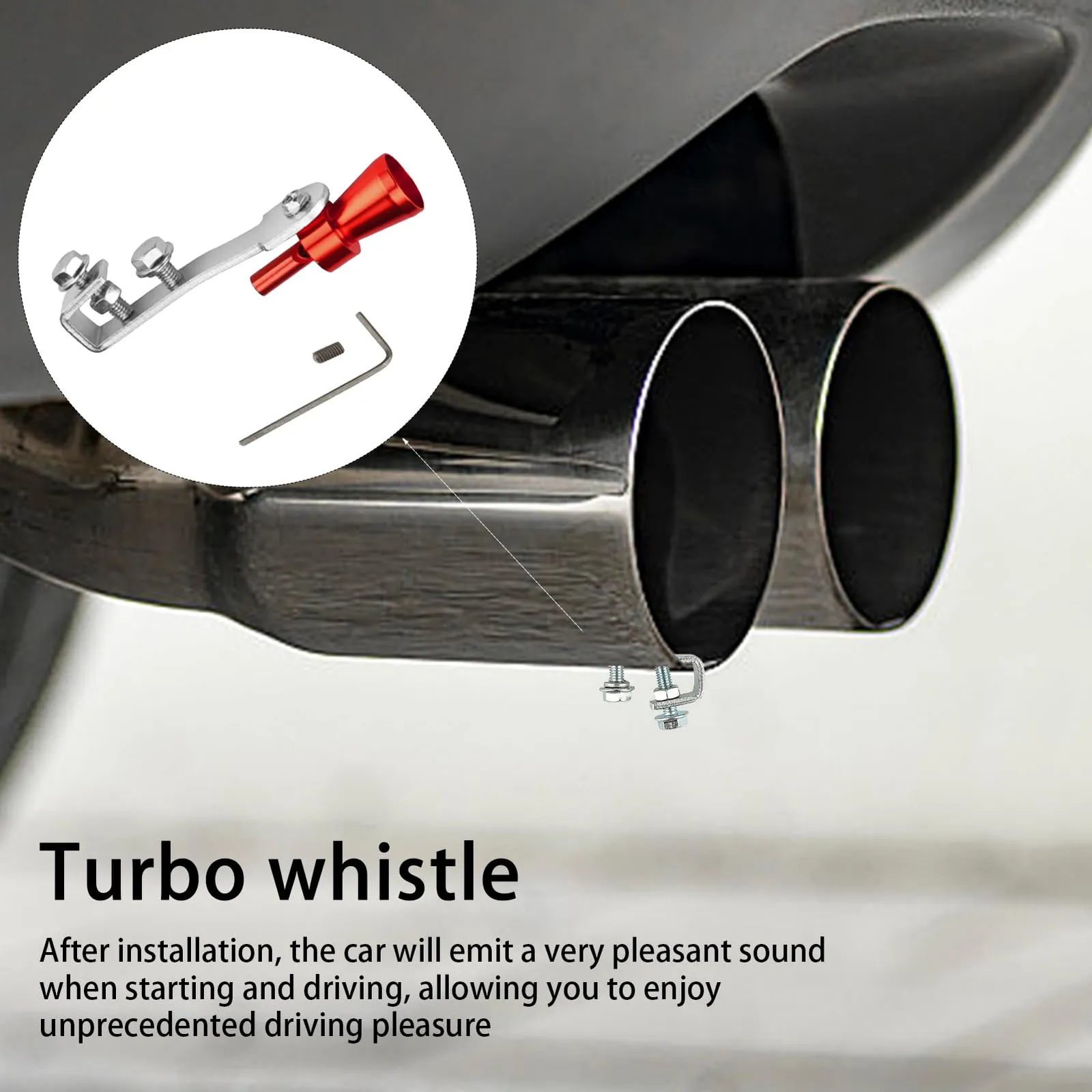 Sifflet d’Échappement Turbo – Effet Son Sport Instantané — miniature 5