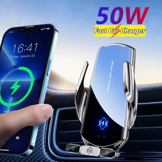 Support Voiture 2-en-1: Stabilité & Charge Rapide — miniature 2