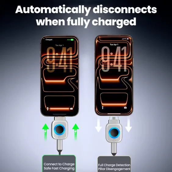 Adaptateur Magnétique USB-C à Déconnexion Automatique — miniature 3