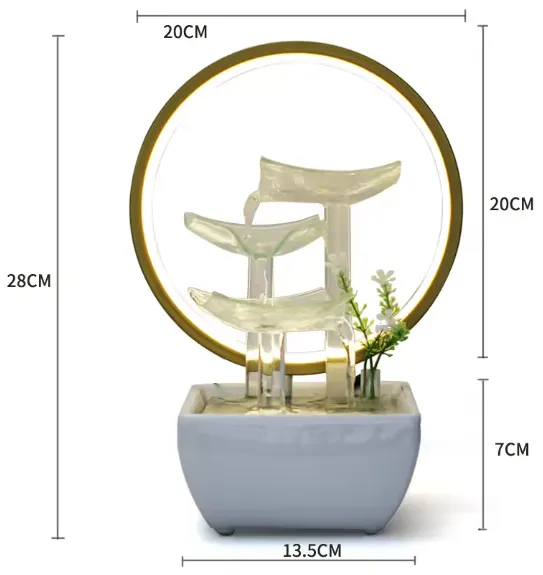 Fontaine Lumineuse Décorative – Élégance & Sérénité — miniature 4