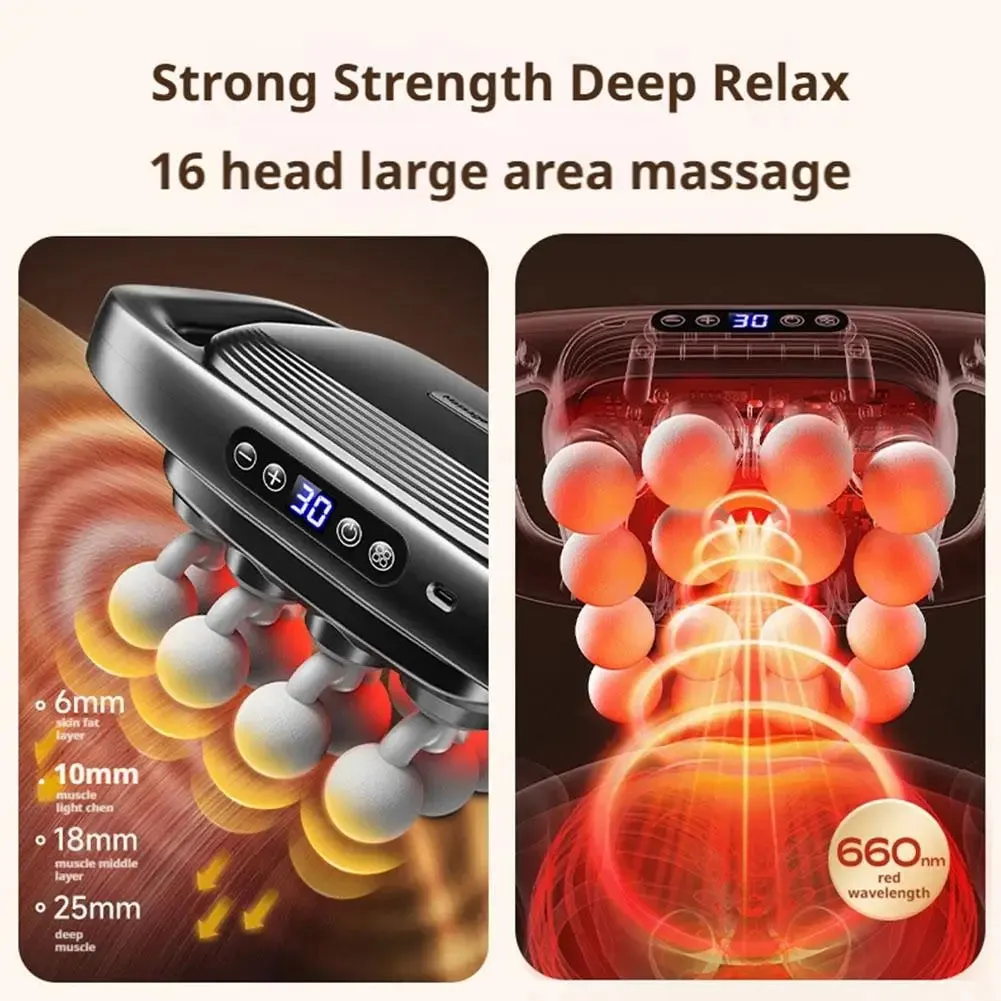 Pistolet de Massage Multi-Têtes : Soulagement Musculaire Intense — miniature 2