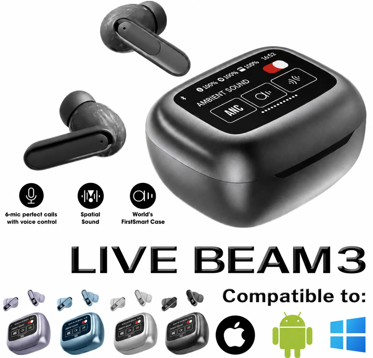 Ecouteurs LIVE BEAM 3 : Le son premium qui te suit partout
