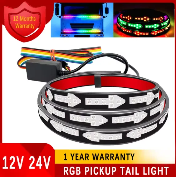 🚗 Bande LED Arrière Dynamique Multicolore pour Voiture — miniature 7