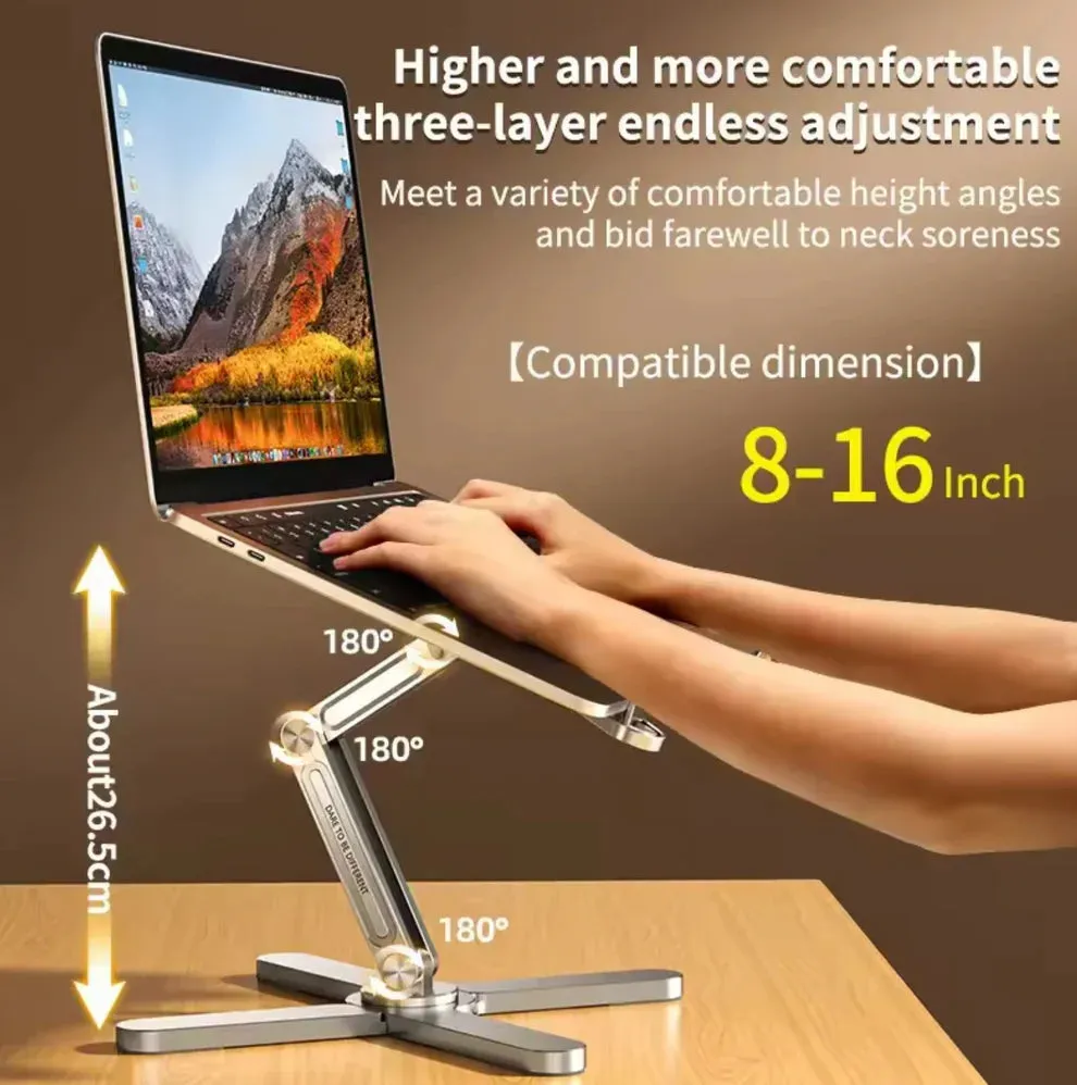 Support Réglable Laptop/Tablette 💻📐🧳 — miniature 4