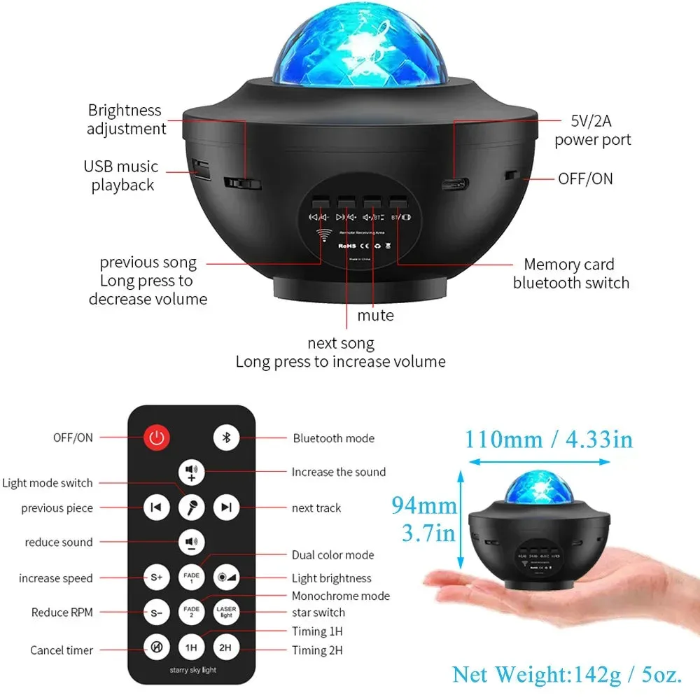 Projecteur de Galaxie Stellaire LED Haute Définition — miniature 7