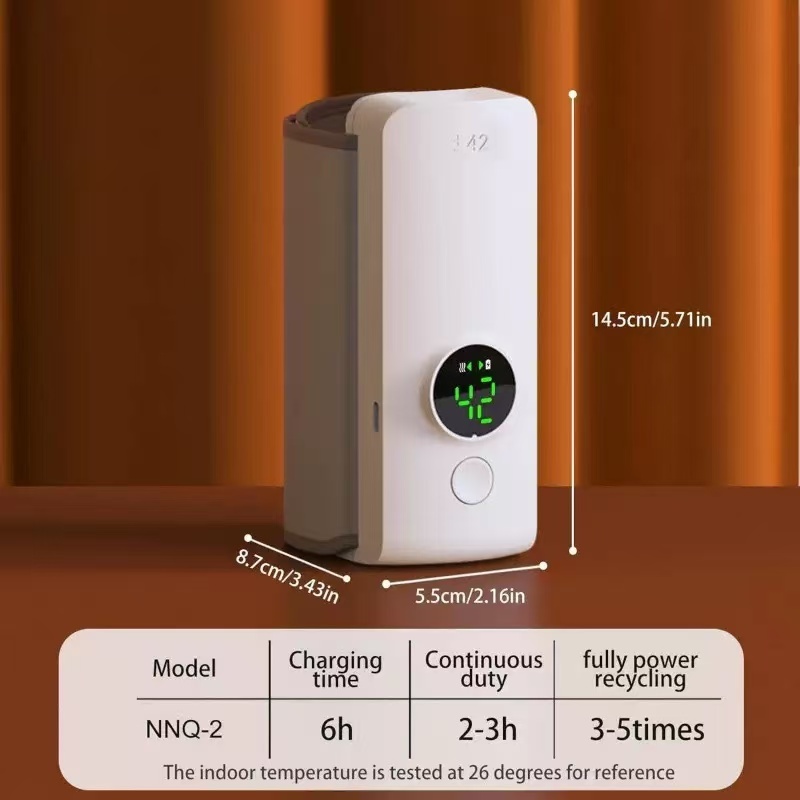 Chauffe-biberon Portable Usb À Affichage Numérique,Rechargeable — miniature 2
