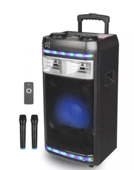 Haut-parleur, Système Audio Numérique AVCROWNS , P.M.P.O 100W, 12 pouces, à haute efficacité USB/TF & AUX — miniature 2
