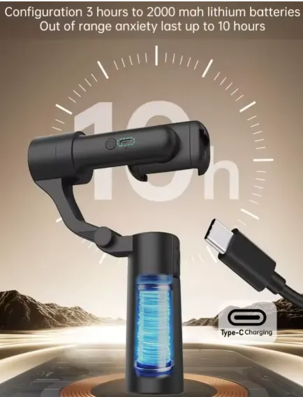 📱 Stabilisateur 3-en-1 – Selfie Stick + Trépied — miniature 5