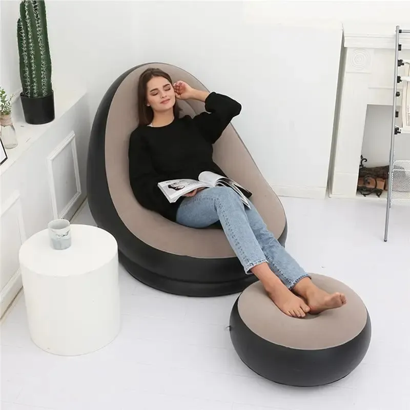 Fauteuil Gonflable Portable Oceanside avec Repose-Pieds — miniature 6