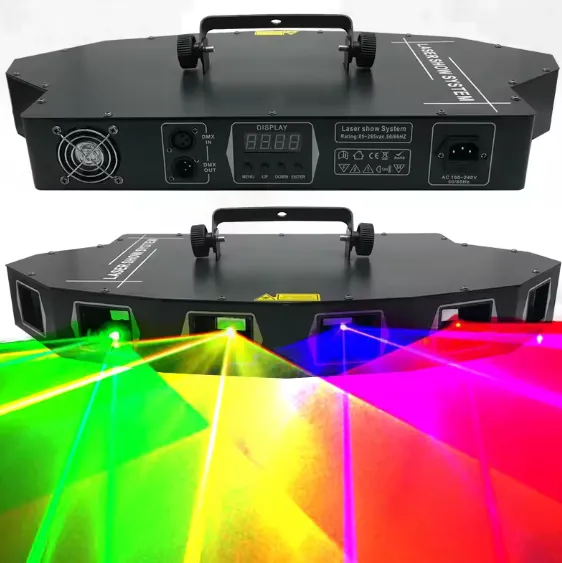 🎇 Projecteur Laser 4 en 1 – RGB Multifaiseaux — miniature 2
