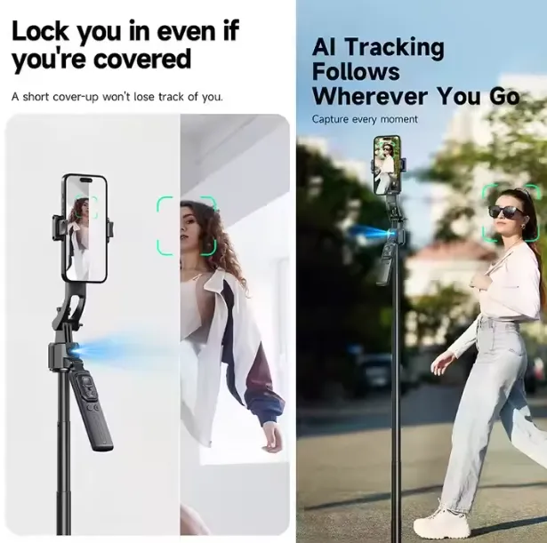 Stabilisateur Gimbal NeePho NP-L12 – Selfie Stick Intelligent avec Trépied — miniature 4
