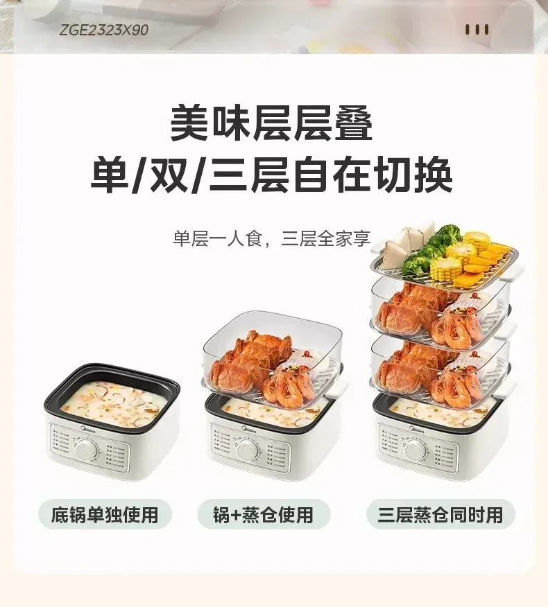 Cuit-vapeur électrique multifonctionnel – Cuisine saine et facile — miniature 6