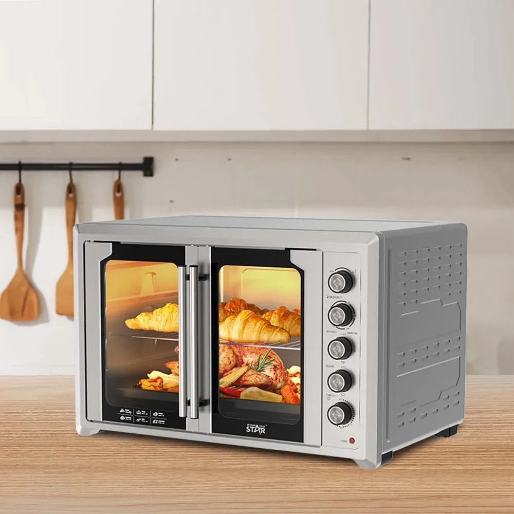 Four à pizza électrique professionnel double porte en verre WINNING STAR – 100L/120L — miniature 7