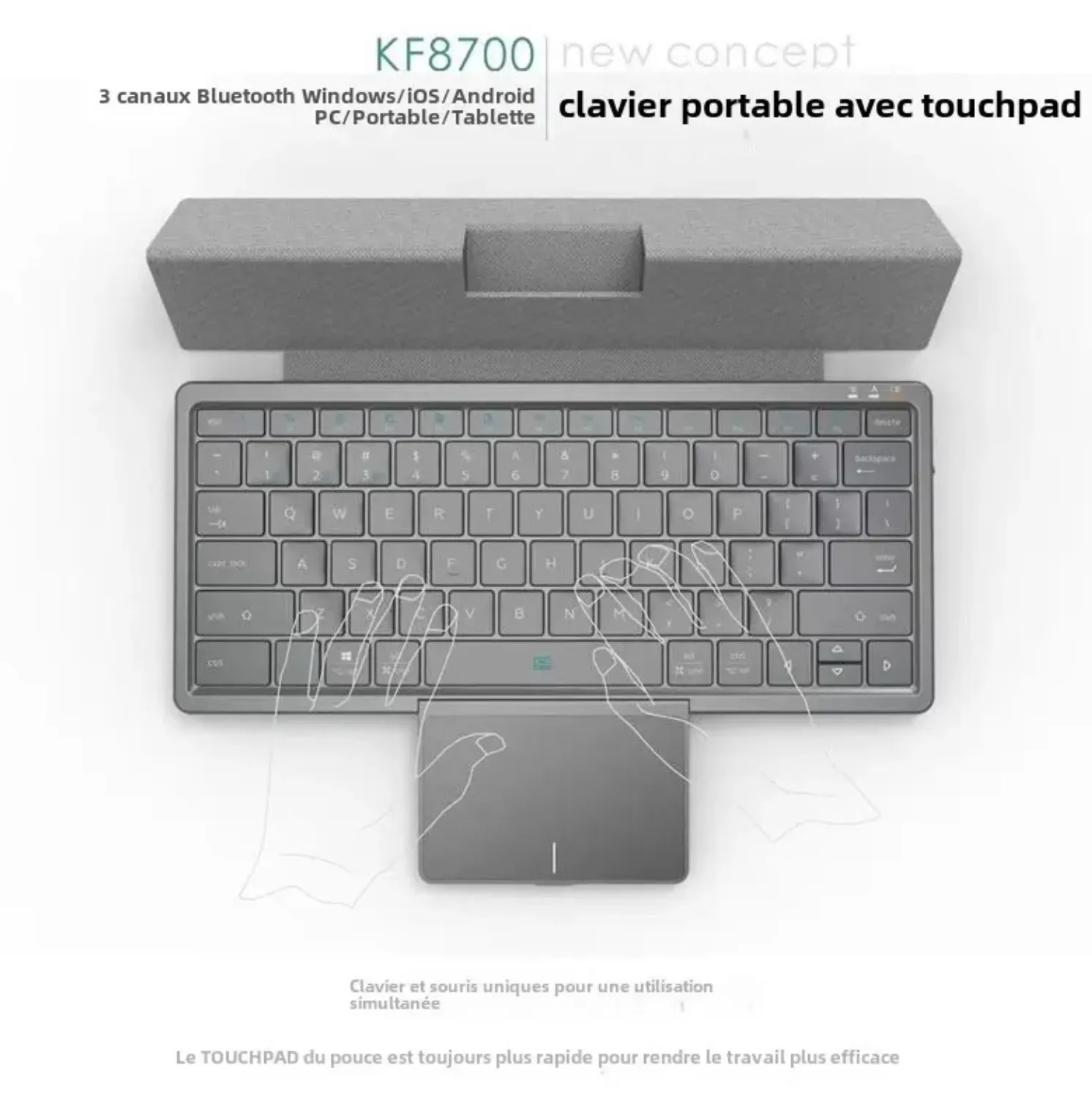 Clavier Sans Fil Ultime : Productivité Maximale — miniature 3