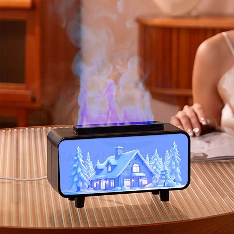 Mini Cheminée Flamme Humidificateur Aromathérapie — miniature 4