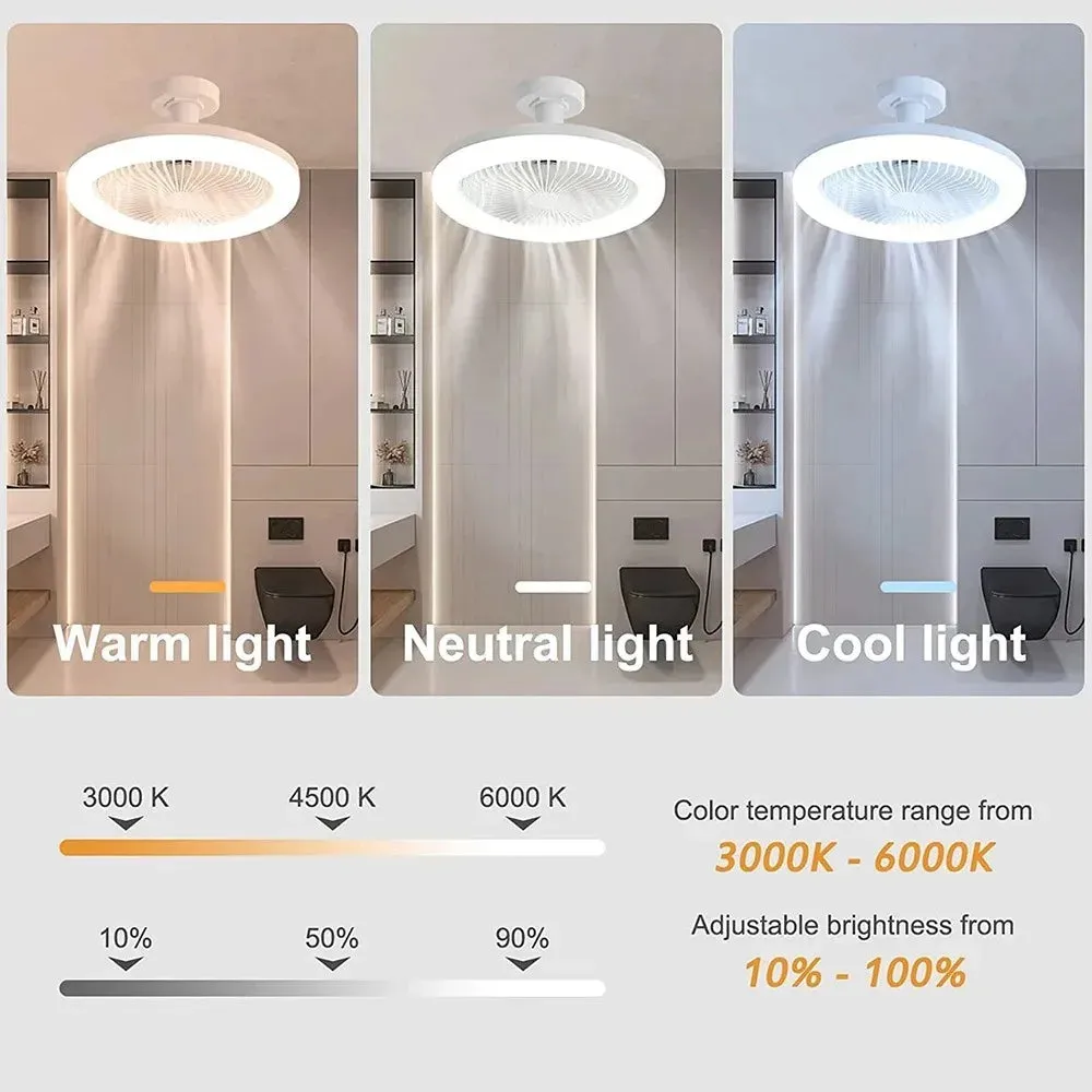 Ventilateur plafonné LED : L'Innovation 2-en-1 pour un Confort Optimal — miniature 3