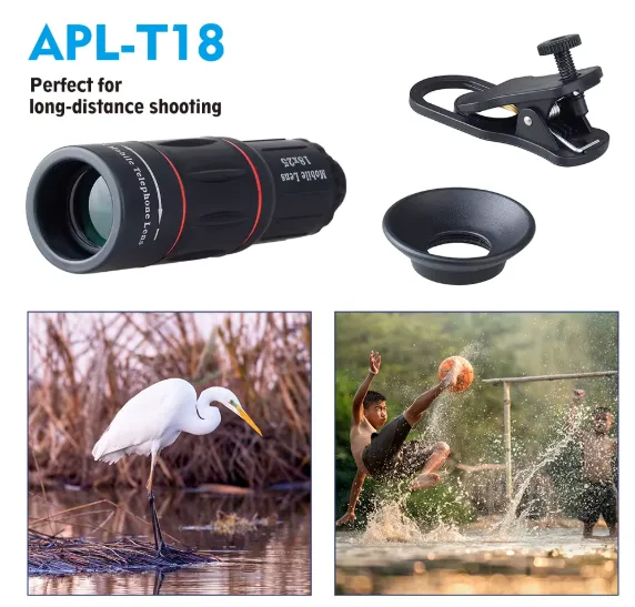 Téléobjectif Smartphone avec Trépied – ARI-T18ZJ — miniature 4