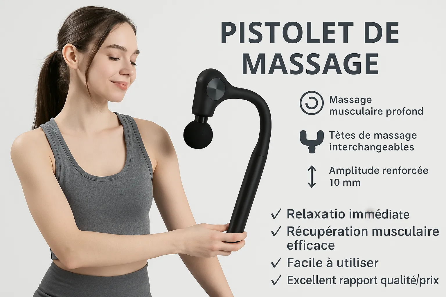 Marteau de Massage Thérapeutique : Soulagement Instantané de la Douleur — miniature 2