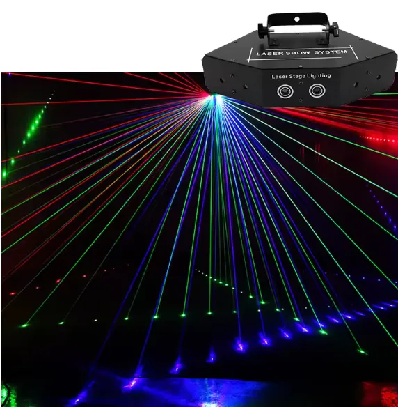 🎆 Projecteur Éclairage Laser Professionnel — LASER SHOW SYSTEM — miniature 2