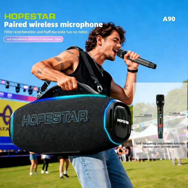 Enceinte Bluetooth HOPESTAR A90 - Puissance Sonore 700W et Karaoké RGB — miniature 2
