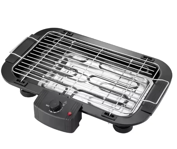 Grill électrique multifonction sans fumée domestique 2000W, plaque de cuisson pour barbecue d'intérieur, Machine à griller avec contrôle de la température — miniature 7