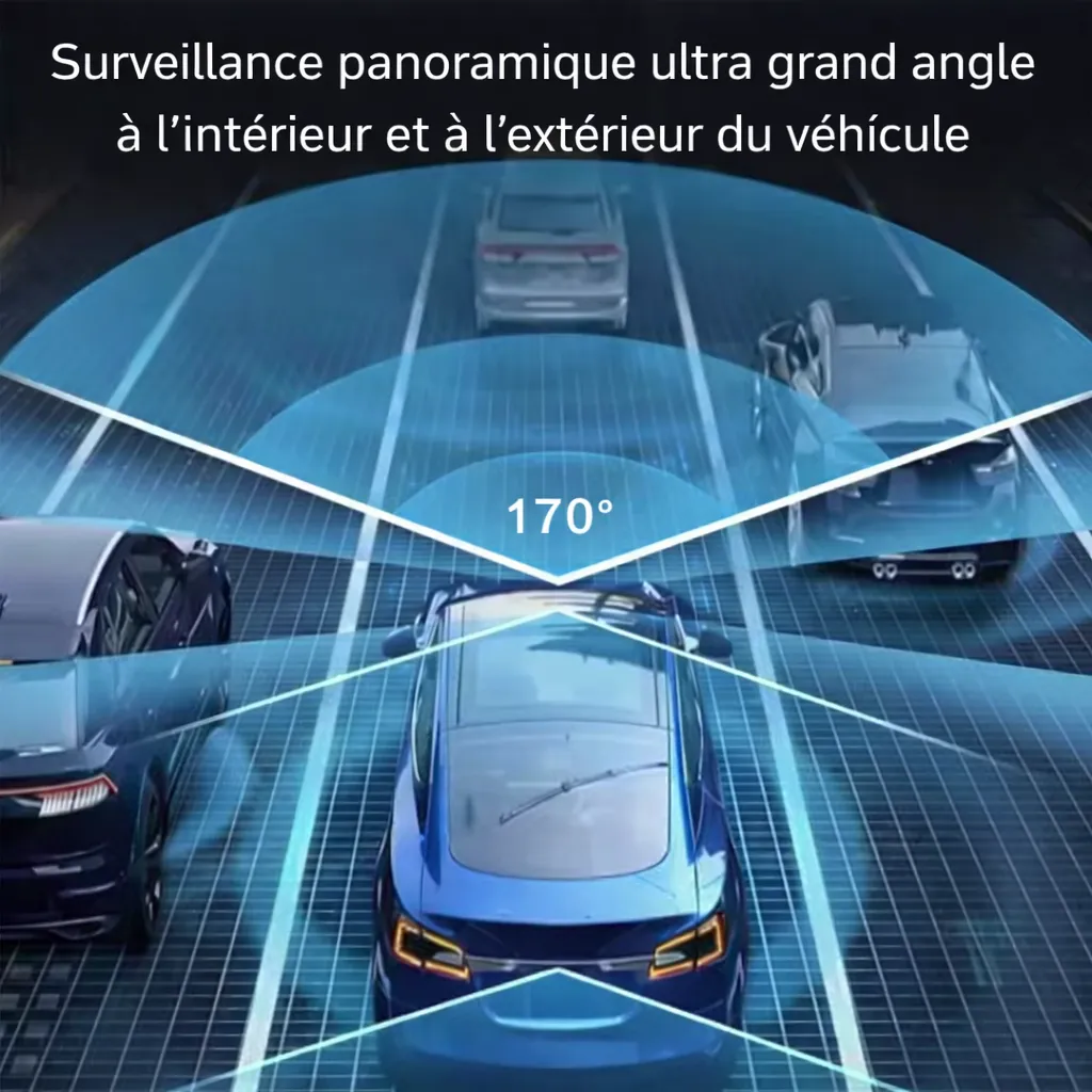 🚗 Caméra Embarquée 3 Caméras 1080P – WiFi Intégré & Vision Nocturne — miniature 8