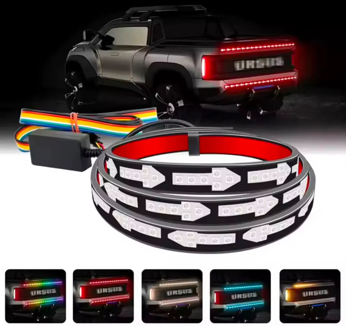 🚗 Bande LED Arrière Dynamique Multicolore pour Voiture — miniature 8