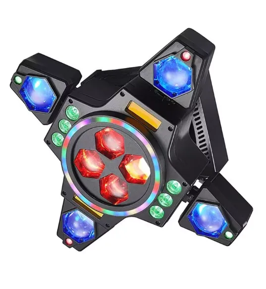 🌈 Projecteur Lumière LED Disco 4-en-1 – Effet Spectaculaire — miniature 3