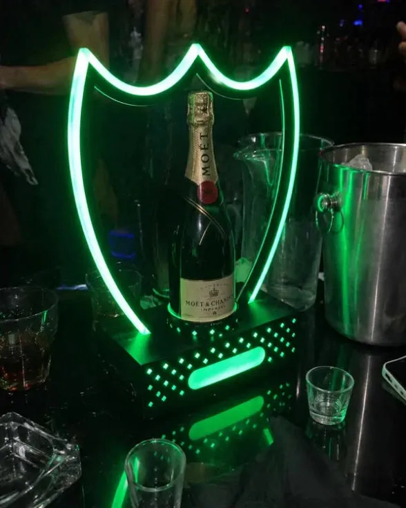Porte-Bouteilles LED VIP Vert fluo — miniature 2