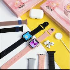 Mini WISME-X33 smart watch avec écouteurs sans fil — miniature 4
