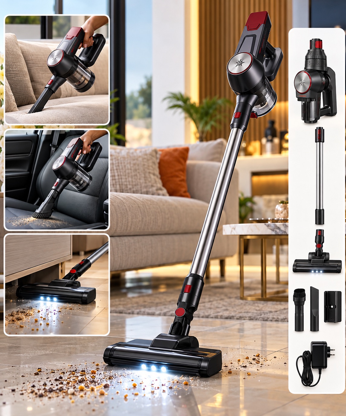 🧹 WINNING STAR ST-5043 — ASPIRATEUR SANS FIL 3-EN