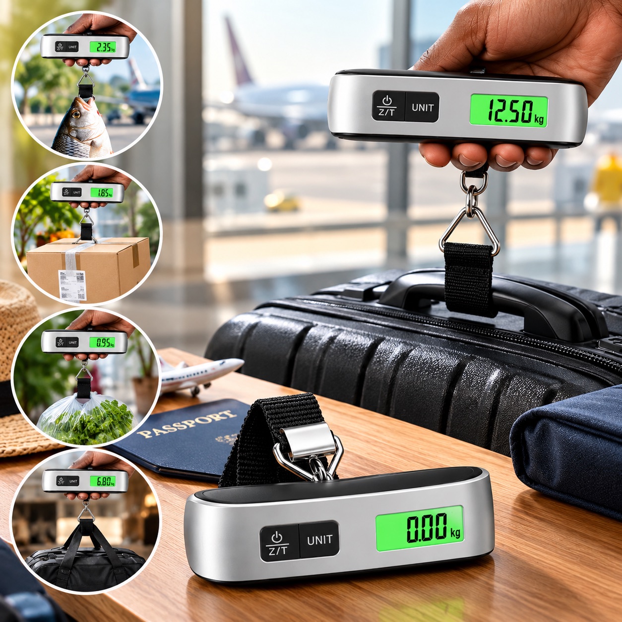 ⚖️ BALANCE ÉLECTRONIQUE PORTABLE 50 KG