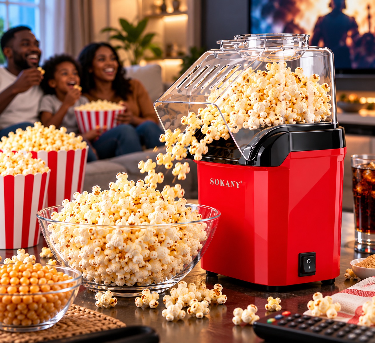 Machine à Popcorn Électrique SOKANY SK-299