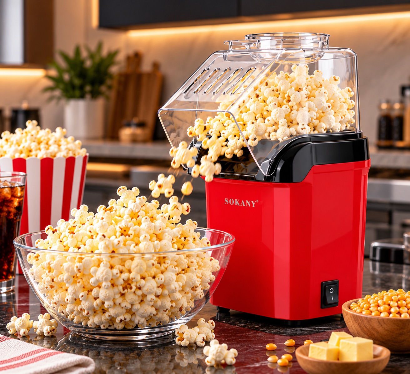 Machine à Popcorn Électrique SOKANY SK-299 — miniature 2