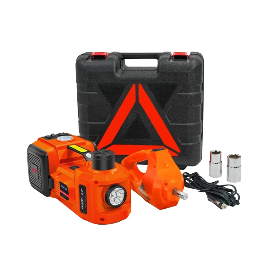 🛠️ Cric Électrique Hydraulique 5-en-1 – L'outil indispensable pour tous les automobilistes !