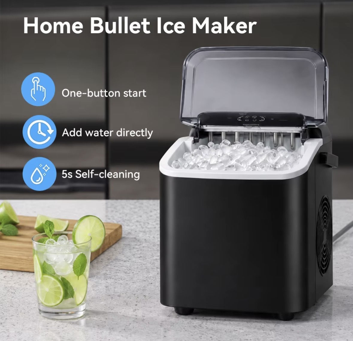 🧊 FICHE PRODUIT PROFESSIONNELLE – MACHINE À GLAÇONS GRAND MODÈLE (30 KG/JOUR) — miniature 5
