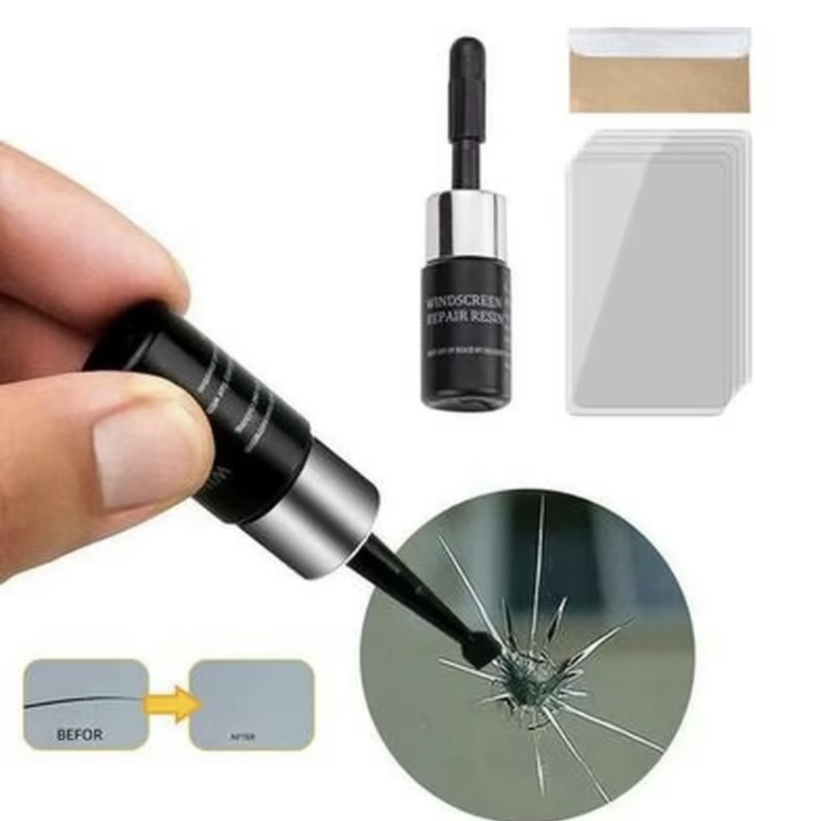 Kit de Réparation de Pare-Brise Professionnel — miniature 10